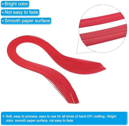 PATIKIL Quilling Strips Paper 360pcs 1.5mm 39cm Origami Paper Quilling Kits for Adults Beginner Art DIY Craft Christmas, Red - Image 3