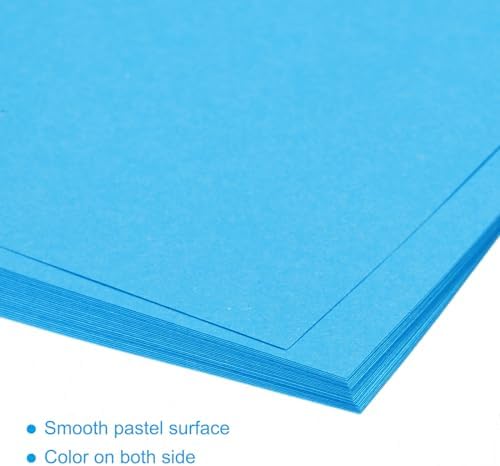 MECCANIXITY 50 Sheet Origami Paper Double Sided Aquamarine Blue 5x5 Inch Square Sheet for Art Craft Project, Beginners, Gifts Decor - Image 4
