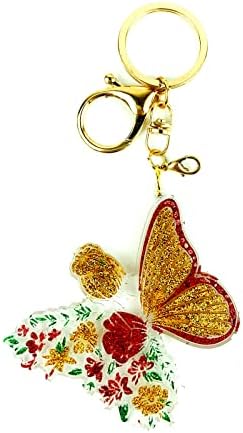 ID Tags for Butterfly Keychain Key Rings Earrings Silicone Resin Mold Varieties Butterflies Shaped Epoxy Silicone Casting Molds for Pendant Ornament, 3D DIY Making Keychain Decor Crafts - Image 3