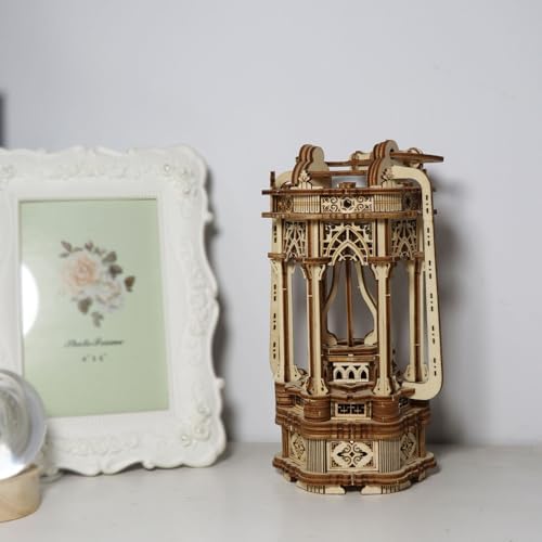 Music Park 3D Wooden Puzzles for Adults, Hand Lantern - Image 2