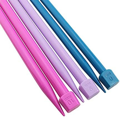 ITROLLE Knitting Needle 14PCS 4mm 5mm 6mm 7mm 8mm 9mm 10mm Colourful Single Pointed Knitting Straight Pins - Image 4