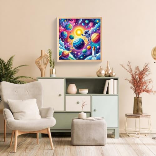 Aestalrcus Paint by Numbers Kit for Adults Space Paint by Numbers for Adult - Image 2
