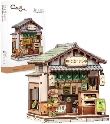 CUTEBEE 3D Wooden Puzzle Miniature House Kit for Adults, DIY Craft Gift by CUTEBEE