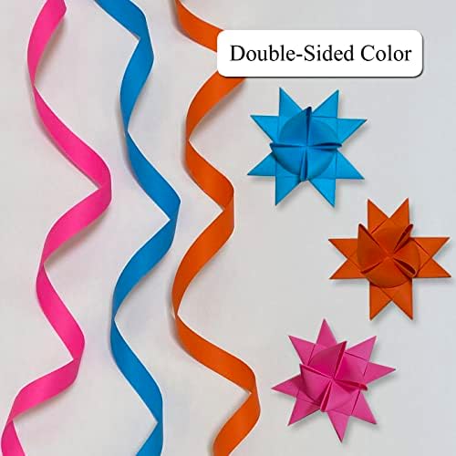 Multi Color Mix of Paper Strips for Weaving Projects (Multi Color Packs). Paper Strips for Moravian Stars, German Stars and Froebel Stars. 100 Strips per Pack (Variety Mix2, 3/8 x 12 inch) - Image 2