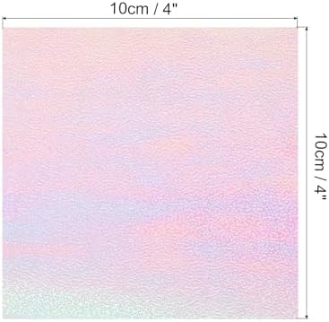 MECCANIXITY 100 Sheet Glitter Origami Paper 4x4 Inch Shiny Sparkly Square Folding Sheet 10x10cm Iridescent Paper for DIY Art, Craft Decor, Light Pink - Image 2