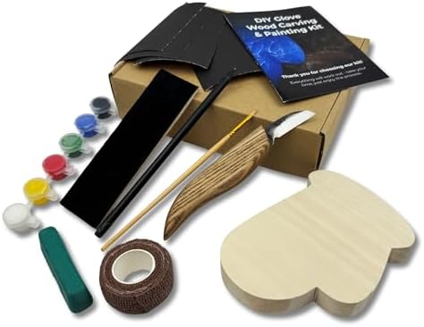 Sharky DIY Glove Wood Carving Kit for Beginners by SHARKYFORGEDSTEELTOOLS