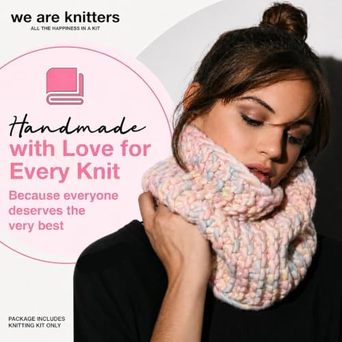 We Are Knitters Himba Snood Kit | Beginner Crochet Gift Kit | Easy Flat Knit Snood for Winter | Relaxing DIY Handmade Gift Set - Image 3