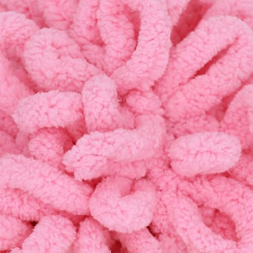 JubileeYarn Fun Finger Loops Yarn - Tickled Pink - 1 Skein - Image 2