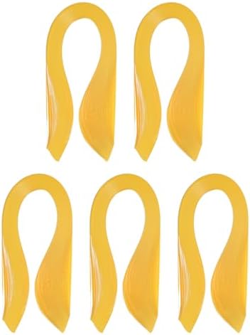 PATIKIL 600pcs Quilling Strips Paper 1/8"(3mm) 39cm Origami Paper Quilling Strip for Art DIY Craft Christmas, Lemon Yellow by PATIKIL