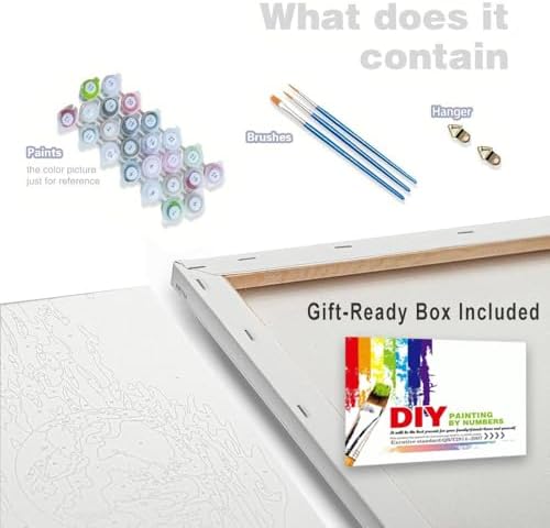 Still Life Paint by Numbers Kit for Adults - DIY Red and Yellow Roses with Lemons Painting on Canvas, Acrylic Paint Set, Suitable for Beginners, Art for Home Decor or Gifts(16X20IN Framed) - Image 4