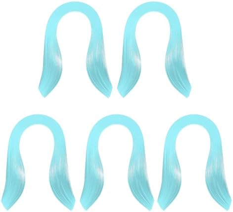PATIKIL Quilling Strips Paper 600pcs 5mm 39cm Origami Paper Quilling Kits for Art DIY Craft Christmas, Light Blue by PATIKIL