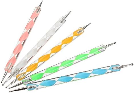 COMIART Ball Styluses Dotting Tool Set for Embossing Pattern Clay Sculpting,Nail Art - Image 5
