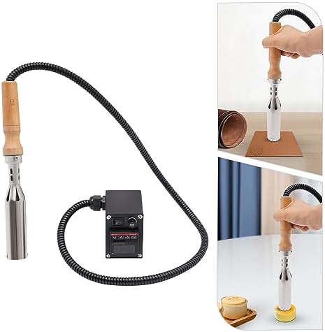 1.4inch Electric Branding Iron, 300W Adjustable Temperature Digital Display Metal Branding Iron, Portable Electric Branding Iron for Leather, Plastic, Paper, Cake, Wood - Image 6