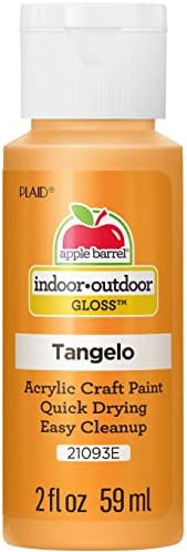 Apple Barrel Paint GLOSS ACRYLIC, 2 oz, Tangelo 2 Fl Oz by AppleBarrel