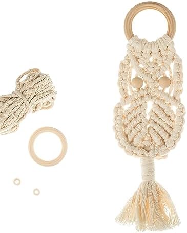 Trimits Make Your Own Macramé Decoration Kit, Natural Owl by Unknown