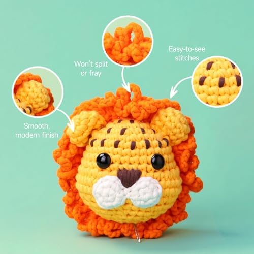 Beginner Yarn for Crocheting Cotton Crochet Yarn #4 A3 - Image 3