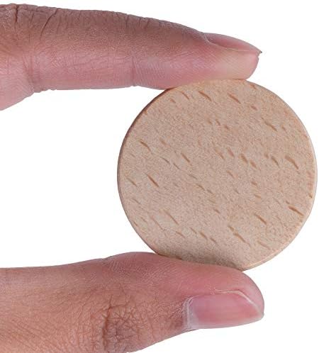 Super Z Outlet Round Unfinished 1.5" Wood Cutout Circles Chips for Arts & Crafts Projects, Board Game Pieces, Ornaments (100 Count) - Image 3