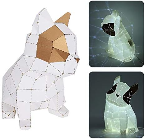 Rjrjc USB Powered Papercraft Kit, DIY Handmade Art Craft Set for Home Decor, Ideal for Teens and Adults - Image 6