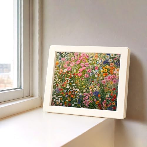 bitCNY Paint by Numbers for Adults, Colorful Wildflower Garden DIY Acrylic Painting Kit, Floral Paint by Number Canvas Art, Botanical Wall Decor for Home, 16x20 Inch - Image 5