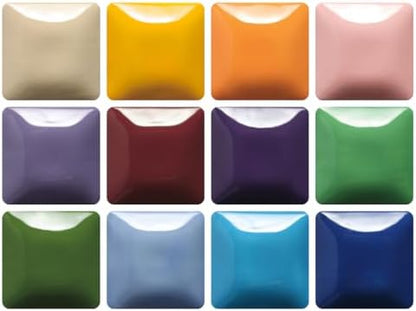 Mayco Stroke & Coat Wonderglazes 12-Color Set #2, 12 Pints by Unknown