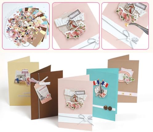 Garvee DIY Greeting Card Making Kit for Kids, Paper Craft Set - Image 5