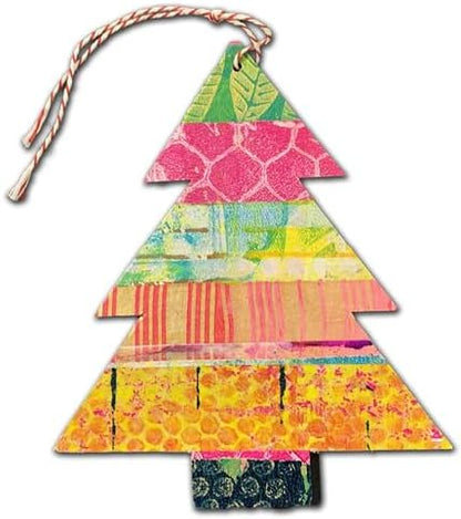 Gelli Arts Christmas Card Kit - Printing Kit with 5 X 5 Gel Printing Plate, DIY Postcards and Printmaking Supplies, Gel Print Set for Beginners, Handmade Card Set - Image 4