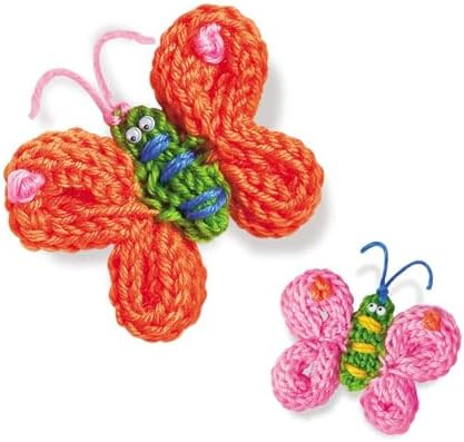 4M Knitting & Crochet Kit for Kids Ages 8-12 – Learn to Knit with French Knitting Reel, Crochet Hooks, Yarn, Scarf & Handbag Projects, Beginner Craft Set for Girls and Boys, STEM Arts & Crafts Gift - Image 5