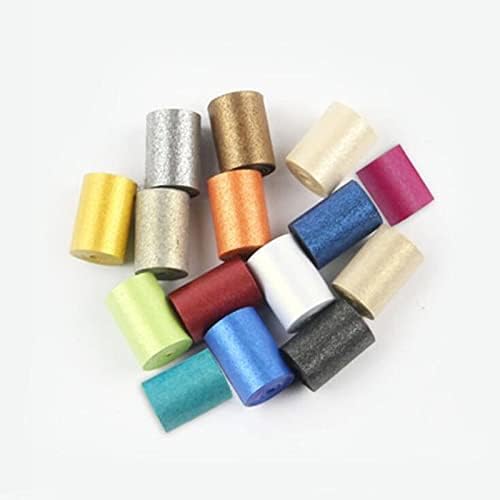 5mm Metallic Shimmer Pearlescent Paper Strips Quilling Paper 60pcs/Bag Handmade Color Paper 54cm Long for Arts Crafts DIY (Golden) - Image 4