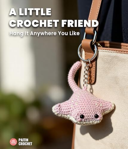 PAITIN Crochet Starter Kit – Easy DIY Craft Set for Adult Beginners, Handmade Yarn Art Project with Video Guidance (Manta Ray) - Image 5