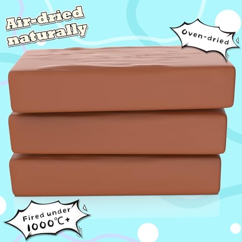 Aujazyble Air Dry Clay - 3.3lbs Terracotta Natural Pottery Clay for Kids - Image 2
