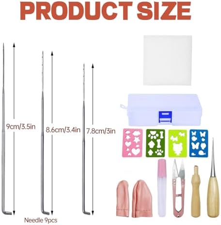 IVICOO Felting Needles,Felt Needle Kit,Needle Felting Kit Tools Beginner - Image 2