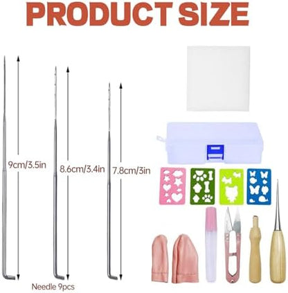 IVICOO Felting Needles,Felt Needle Kit,Needle Felting Kit Tools Beginner - Image 2