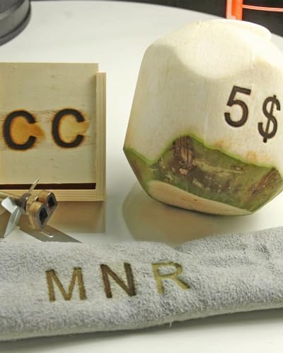 44pc 1" Branding Iron Letter/Number/Symbol Kit for Wood Leather Hats - Image 6