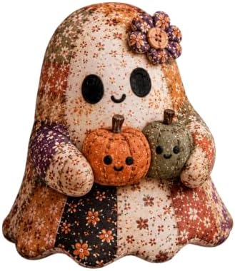 DHJJXQGX Ghost Patchwork DIY Sewing Kit for Halloween Crafts Decor Gift by Unknown