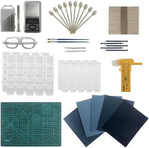 FUNSHOWCASE Resin Casting Kit Jewelry Casting Kit 187-piece Set by FUNSHOWCASE