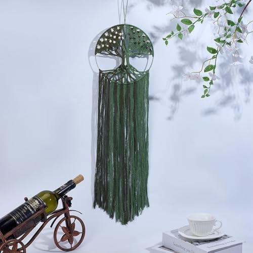 FREEBLOSS Tree of Life Macrame Kit for Beginners DIY Macrame Wall Hanging Tapestry Boho Home Decor for Living Room Bedroom - Image 5