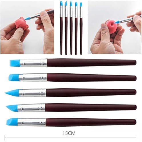 Langqun 31pcs Clay Tools,Pottery Tools Kit,Air Dry Clay Tools,Polymer Clay Dotting Tools,Ceramic Supplies for Kids and Adults,Sculpting,Modeling,Shaping - Image 3