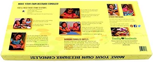 Make Your Own Beeswax Candle Kit - Includes 10 Full Size 100% Beeswax Honeycomb Sheets in Natural and Approx. 6 Yards (18 Feet) of Cotton Wick. Each Sheet Measures Approx. 8" x 16 1/4". - Image 2