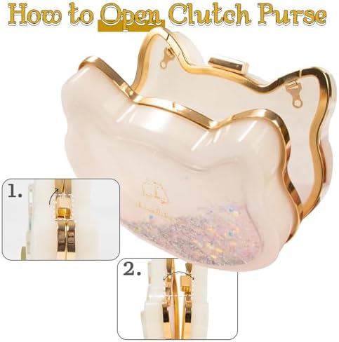 FUNSHOWCASE Resin Shaker Mould Clutch Purse Complete Kits of 9 Large Rectangle Bag DIY Accessories - Image 2