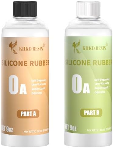 0A Silicone Mold Making Kit 18oz, Platinum Cure 4H Cure by KHKDRESIN