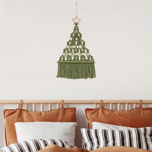 Christmas Tree Macrame DIY Kit Boho Style Handmade DIY Kit Decor Ornament - Image 7
