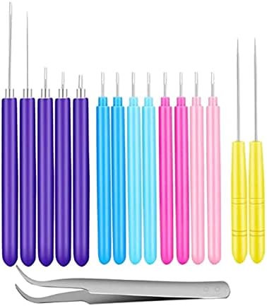 Quilling Tools Set for Beginner Card Making | Hand Crafted Pen Art Tool | DIY Paper Quilling Kit for Adults | Rust-Proof Plastic Slotted Pen | Crafting - 16 Pieces - Image 4