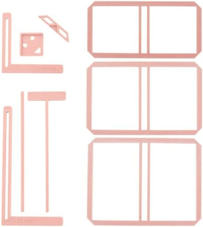 UPTTHOW 9Pcs Bookbinding Easy Scrapbooking Tool for Notebook Calender by UPTTHOW