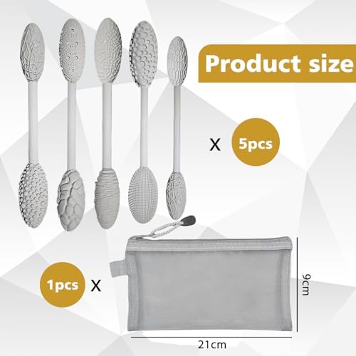 5PCS Double-Ended Clay Sculpting Tools, Polymer Clay Texture Tools Set with Wooden Handle for Pottery, Ceramics, DIY Art Modeling - Professional Sculpting & Detailing Kit - Image 2