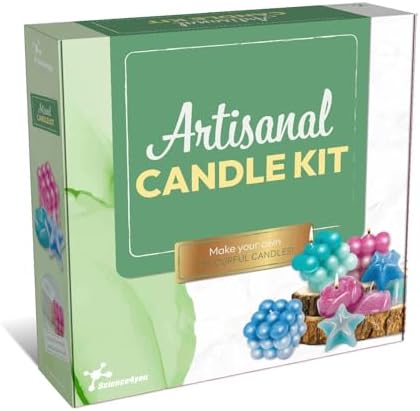Science4you Artisanal Candle Making Kit for Adults - Make Your Own Candles with Craft Kit, Make 3 Different Scented Candles, Craft Kits for Adults, Craft Gifts for Women & Mans by Science4you