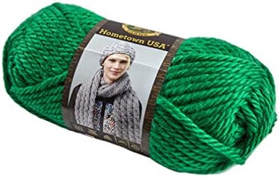 Lion Brand Hometown Yarn - Bulky Yarn for Knitting and Crocheting, 5-Pack, Green Bay - Image 2