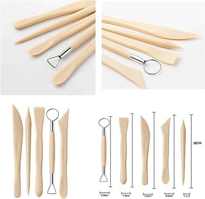 Polymer Clay Tools, Dotting Tools, Nail Art, Air Dry Clay, Sculpting Painting Embossing Scoring Modeling, Ball Stylus Pen, Rock, Silicone, Langqun - Image 6