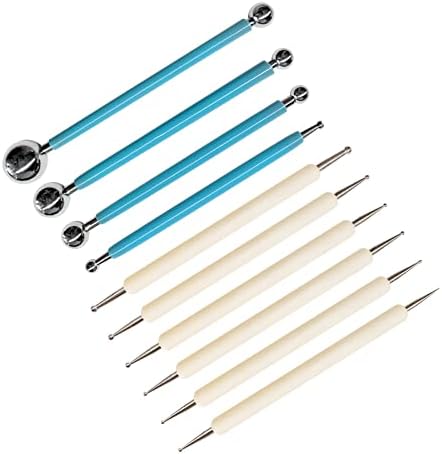 10Pcs Dotting Tools, Ball End Dot Art Tools for Rock Painting, Pottery Clay Modeling Embossing Art Mandala by HSYMQ