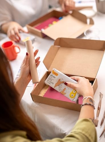 Jovi - DIY Air Dry Kit - Shelf Gift Pottery Kit for Adults - Image 6
