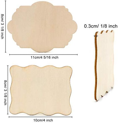 Wood Burning Kit and Wood Ornaments, 73Pcs Wood Burning Kit and 32pcs 4x3in Wood Burning Wood for DIY Crafts - Image 6